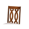 Baxton Studio Cherese Modern and Contemporary Grey Fabric Upholstered and Walnut Brown Finished 5-Piece Wood Dining Set