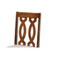 Baxton Studio Cherese Modern and Contemporary Grey Fabric Upholstered and Walnut Brown Finished Wood 2-Piece Dining Chair Set