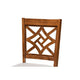 Baxton Studio Nicolette Modern and Contemporary Grey Fabric Upholstered and Walnut Brown Finished Wood 7-Piece Dining Set