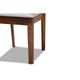 Baxton Studio Nicolette Modern and Contemporary Grey Fabric Upholstered and Walnut Brown Finished Wood 2-Piece Dining Chair Set
