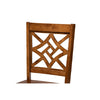 Baxton Studio Nicolette Modern and Contemporary Walnut Brown Finished Wood 7-Piece Dining Set