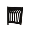 Baxton Studio Genesis Modern Grey Fabric and Dark Brown Finished Wood 7-Piece Dining Set