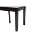Baxton Studio Genesis Modern Grey Fabric and Dark Brown Finished Wood 7-Piece Dining Set