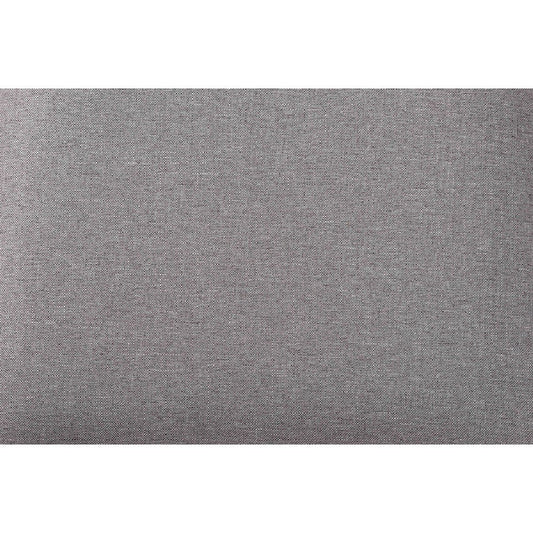 Baxton Studio Genesis Modern Grey Fabric and Walnut Brown Finished Wood 7-Piece Dining Set