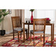 Baxton Studio Genesis Modern Grey Fabric and Walnut Brown Finished Wood 2-Piece Dining Chair Set WHI-RH389C-Grey-Walnut-DC-2PK
