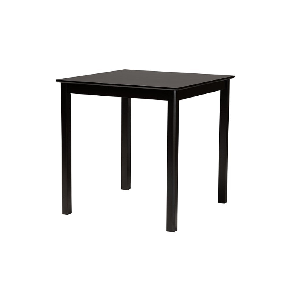 Baxton Studio Genesis Modern Grey Fabric and Dark Brown Finished Wood 5-Piece Pub Set WHI-RH389P-Grey-Dark-Brown-5PC-Pub-Set