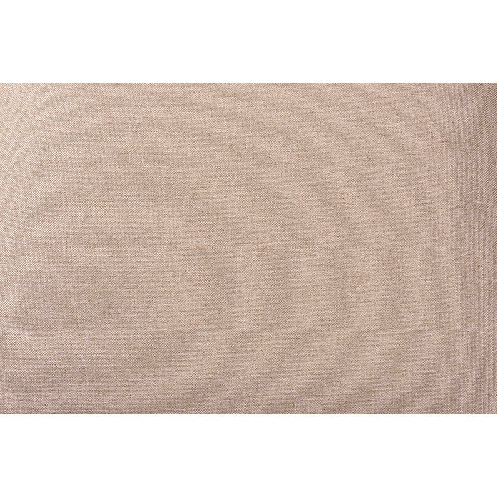 Baxton Studio Genesis Modern Beige Fabric and Dark Brown Finished Wood 5-Piece Pub Set