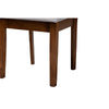 Baxton Studio Abigail Modern Grey Fabric and Walnut Brown Finished Wood 6-Piece Dining Set