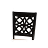 Baxton Studio Abigail Modern Beige Fabric and Dark Brown Finished Wood 6-Piece Dining Set