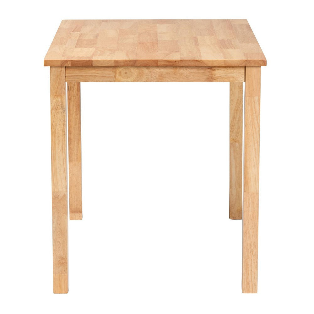 Baxton Studio Eveline Modern Natural Brown Finished Wood 43-Inch Dining Table WHI-RH7006-Natural-DT