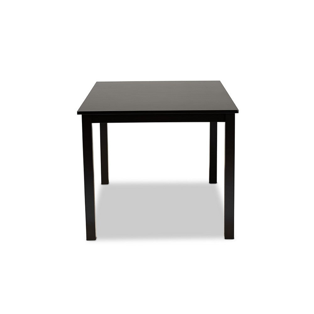 Baxton Studio Eveline Modern and Contemporary Espresso Brown Finished Rectangular Wood Dining Table WHI-RH7008T-Dark-Brown-DT