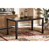 Baxton Studio Eveline Modern and Contemporary Espresso Brown Finished Rectangular Wood Dining Table