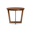 Baxton Studio Alayna Modern and Contemporary Walnut Brown Finished 35-Inch-Wide Round Wood Dining Table