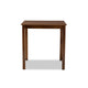 Baxton Studio Lenoir Modern and Contemporary Walnut Brown Finished Wood Counter Height Pub Table WHI-RH7070T-Walnut-PT