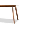 Baxton Studio Maila Mid-Century Modern Transitional Walnut Brown Finished Wood Dining Table