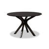 Baxton Studio Kenji Modern and Contemporary Dark Brown Finished 45-Inch-Wide Round Wood Dining Table WHI-RH7208T-Dark-Brown-48-IN-DT