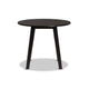 Baxton Studio Ela Modern and Contemporary Dark Brown Finished 35-Inch-Wide Round Wood Dining Table WHI-RH7230T-Dark-Brown-35-IN-DT