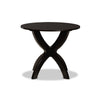 Baxton Studio Tilde Modern and Contemporary Dark Brown Finished 35-Inch-Wide Round Wood Dining Table