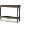 Baxton Studio Noemie Country Cottage Farmhouse Brown Finished 2-Drawer Console Table WHI-ROB10-Brown-ST