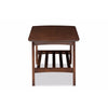 Baxton Studio Sacramento Mid-century Modern Scandinavian Style Dark Walnut Coffee Table