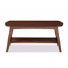 Baxton Studio Sacramento Mid-century Modern Scandinavian Style Dark Walnut Coffee Table WHI-RT295A-OCC