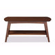 Baxton Studio Sacramento Mid-century Modern Scandinavian Style Dark Walnut Coffee Table WHI-RT295A-OCC