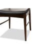 Baxton Studio Winton Mid-Century Modern Walnut Wood Dining Chair (Set of 2) WHI-RT514-CHR