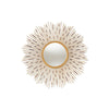 Baxton Studio Apollonia Modern and Contemporary Gold Finished Sunburst Accent Wall Mirror WHI-RTB1254