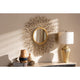 Baxton Studio Apollonia Modern and Contemporary Gold Finished Sunburst Accent Wall Mirror WHI-RTB1254