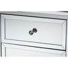Baxton Studio Lina Modern and Contemporary Hollywood Regency Glamour Style Mirrored 3-Drawer End Table WHI-RXF-1787