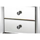 Baxton Studio Pauline Contemporary Glam and Luxe Mirrored 3-Drawer End Table WHI-RXF-2441-ET