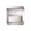 Baxton Studio Rochadh Modern and Contemporary Hollywood Glamour Style 1-drawer and 1-shelf End Table WHI-RXF-648
