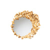 Baxton Studio Tauriel Modern Glam and Luxe Antique Goldleaf Metal Butterfly Accent Wall Mirror WHI-RXW-10049