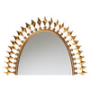 Baxton Studio Rogier Modern Glam and Luxe Antique Goldleaf Metal Accent Wall Mirror WHI-RXW-10054