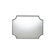 Baxton Studio Parcenet Modern Black Finished Metal Accent Wall Mirror WHI-RXW-10148