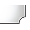 Baxton Studio Parcenet Modern Black Finished Metal Accent Wall Mirror WHI-RXW-10148