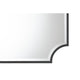 Baxton Studio Parcenet Modern Black Finished Metal Accent Wall Mirror WHI-RXW-10148
