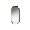 Baxton Studio Lieven Rustic Glam and Luxe Two-Tone Light Brown and Black Finished Metal Accent Wall Mirror WHI-RXW-10798