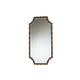 Baxton Studio Lieven Rustic Glam and Luxe Two-Tone Light Brown and Black Finished Metal Accent Wall Mirror WHI-RXW-10798