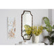 Baxton Studio Lieven Rustic Glam and Luxe Two-Tone Light Brown and Black Finished Metal Accent Wall Mirror WHI-RXW-10798
