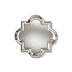 Baxton Studio Catia Art Deco Antique Silver Finished Quatrefoil Accent Wall Mirror WHI-RXW-5809