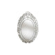 Baxton Studio Livia Classic and Traditional Silver Finished Venetian Style Accent Wall Mirror WHI-RXW-6162-1