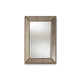 Baxton Studio Neva Modern and Contemporary Antique Gold Finished Rectangular Accent Wall Mirror WHI-RXW-6177