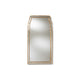Baxton Studio Alice Modern and Contemporary Queen Anne Style Antique Gold Finished Accent Wall Mirror WHI-RXW-8011