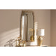 Baxton Studio Alice Modern and Contemporary Queen Anne Style Antique Gold Finished Accent Wall Mirror WHI-RXW-8011