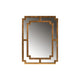 Baxton Studio Dayana Modern and Contemporary Antique Gold Finished Wood Accent Wall Mirror WHI-RXW-8460