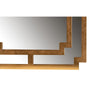 Baxton Studio Dayana Modern and Contemporary Antique Gold Finished Wood Accent Wall Mirror WHI-RXW-8460