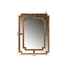 Baxton Studio Dayana Modern and Contemporary Antique Gold Finished Wood Accent Wall Mirror