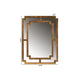 Baxton Studio Dayana Modern and Contemporary Antique Gold Finished Wood Accent Wall Mirror