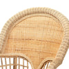 bali & pari Ratu Modern Bohemian Natural Brown Rattan Accent Chair WHI-Ratu-Rattan-AC